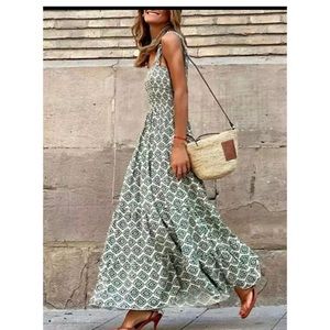 Smocked Maxi Dress